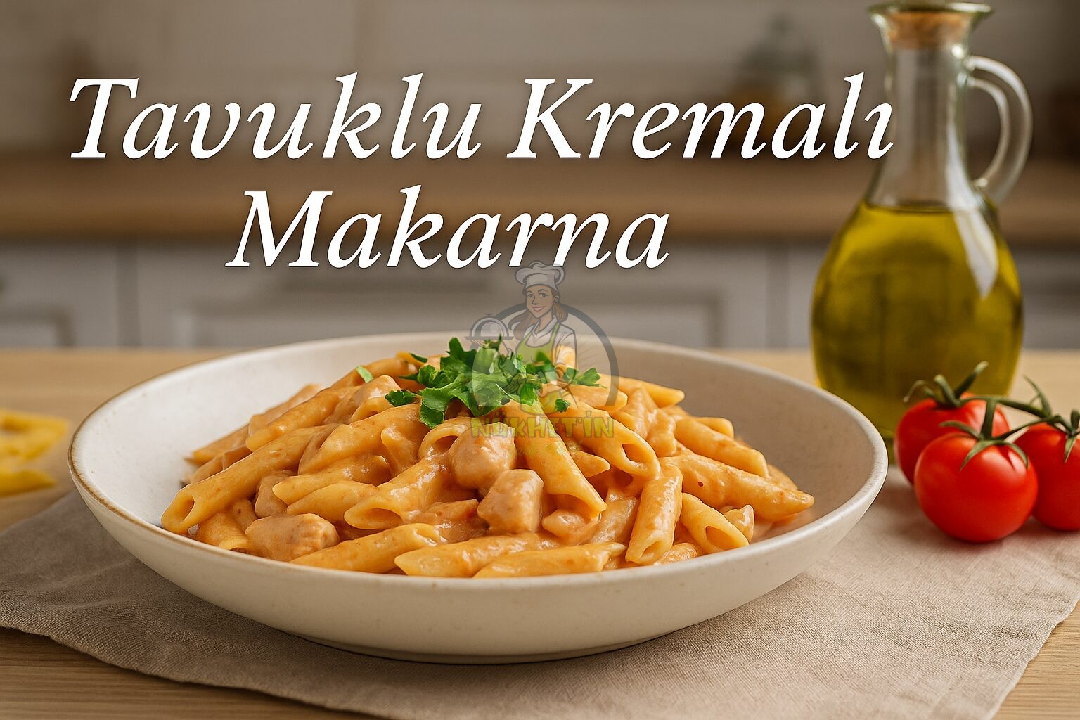 Tavuklu Kremalı Makarna Tarifi - Nükhet’in Tarif Defteri - Kolay Yemek Tarifleri