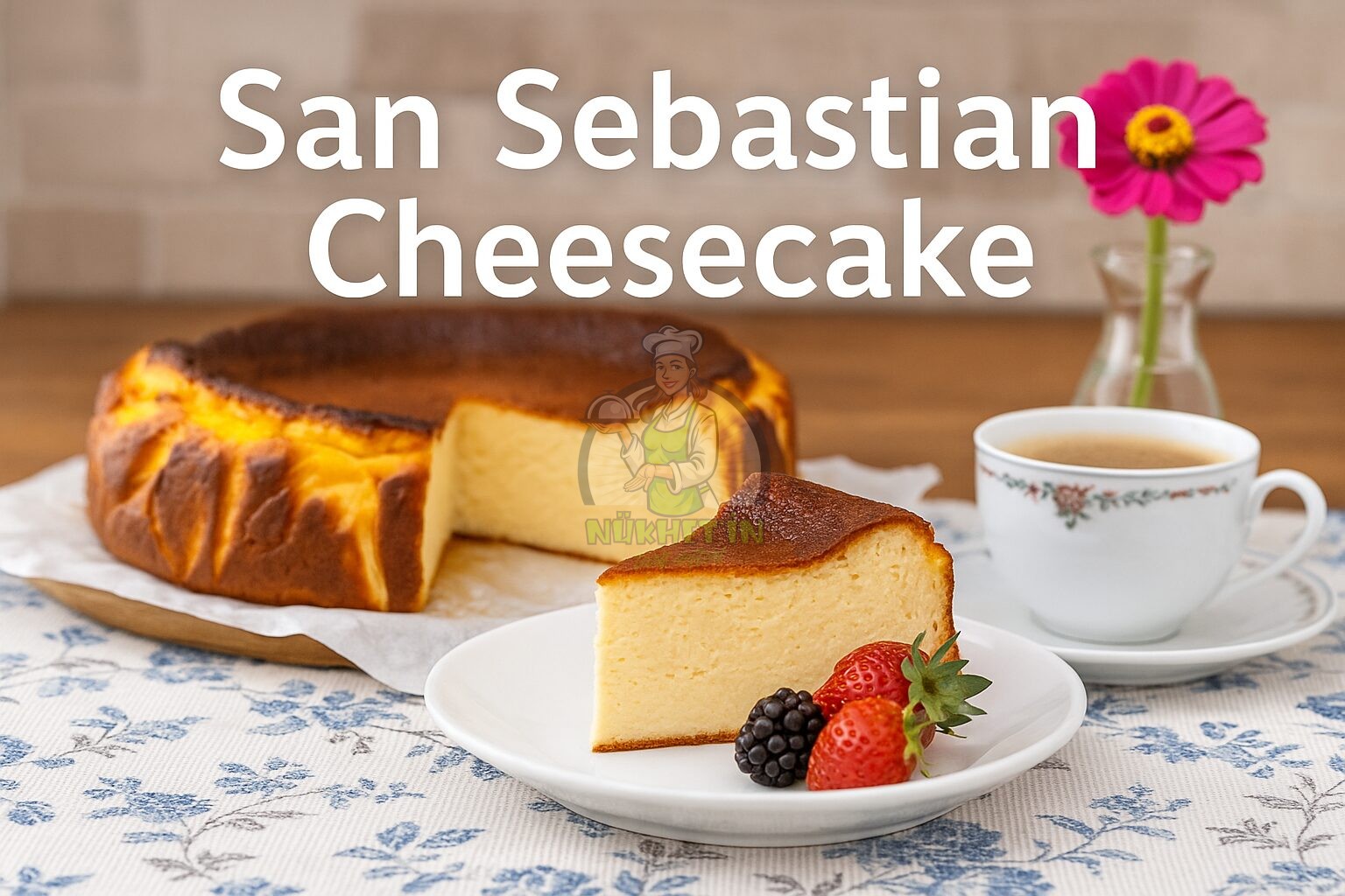 San Sebastian Cheesecake Tarifi - Nükhet’in Tarif Defteri - Kolay Yemek Tarifleri