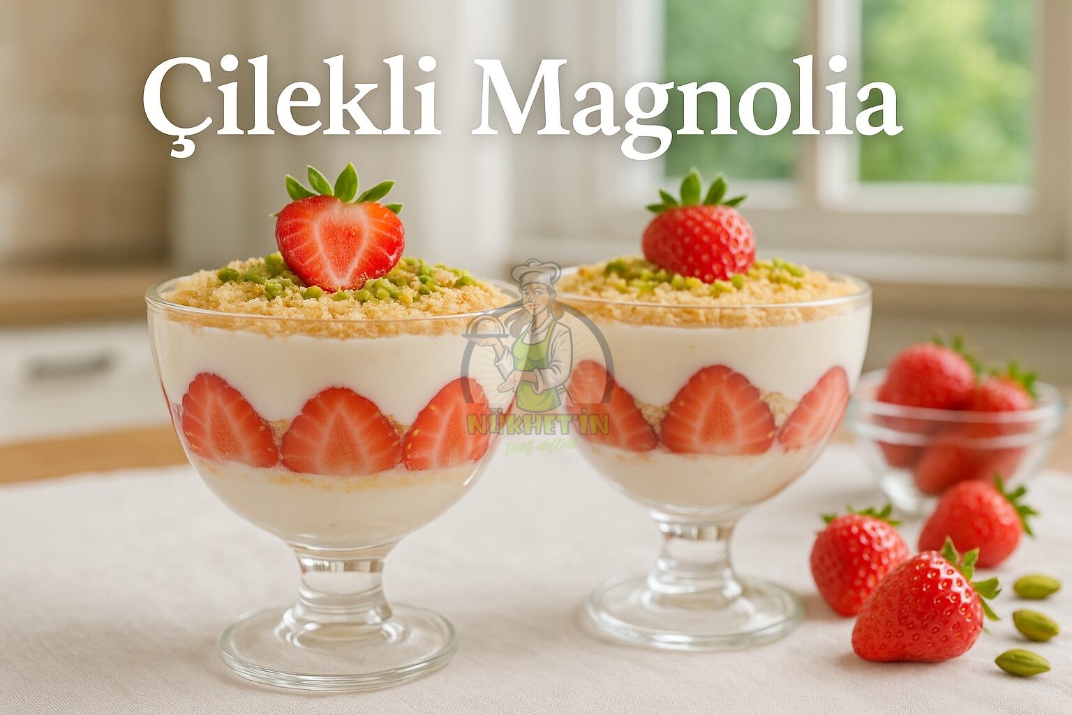 Çilekli Magnolia Tarifi - Nükhet’in Tarif Defteri - Kolay Yemek Tarifleri