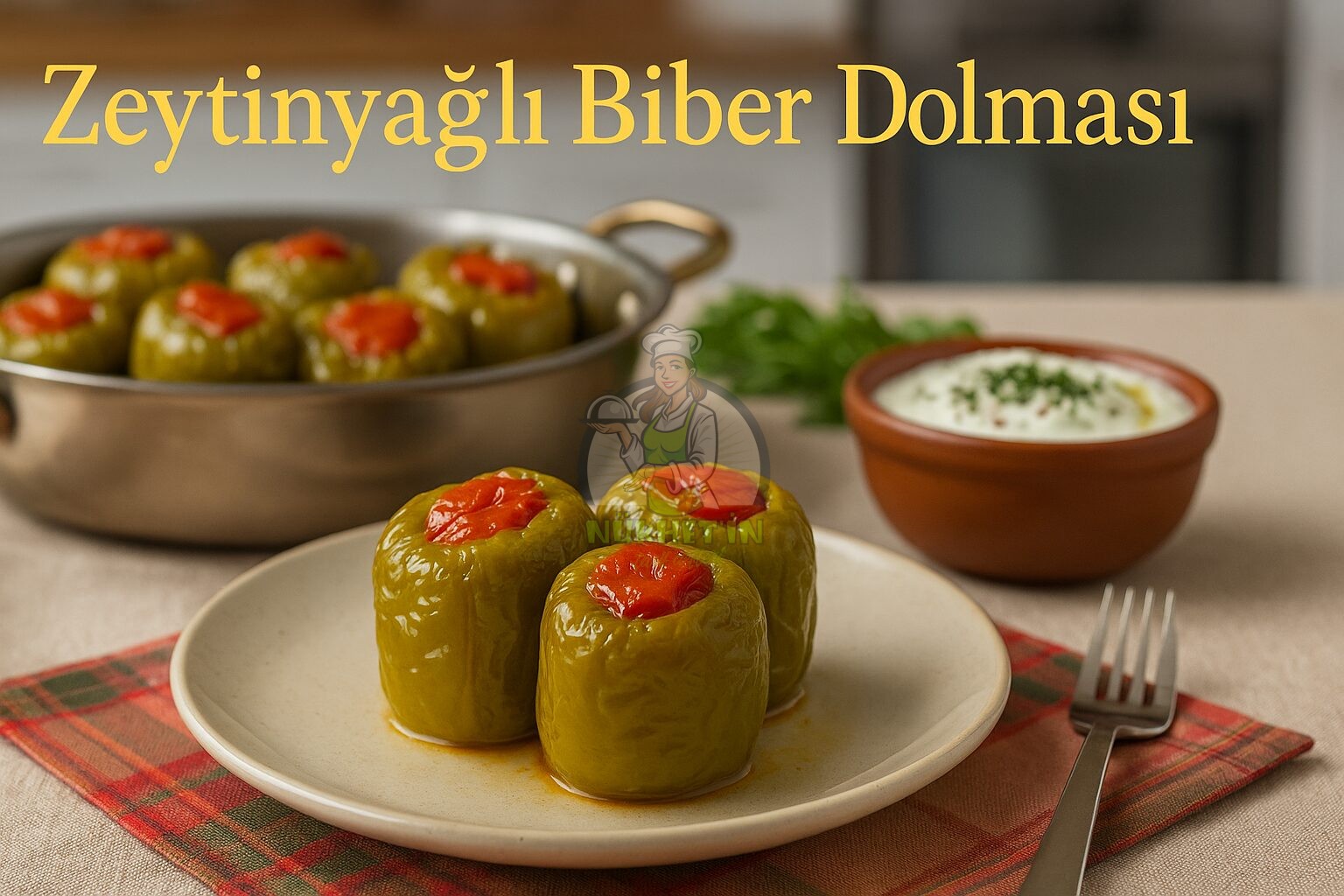Zeytinyağlı Biber Dolması Tatlısı - Nükhet’in Tarif Defteri - Kolay Yemek Tarifleri