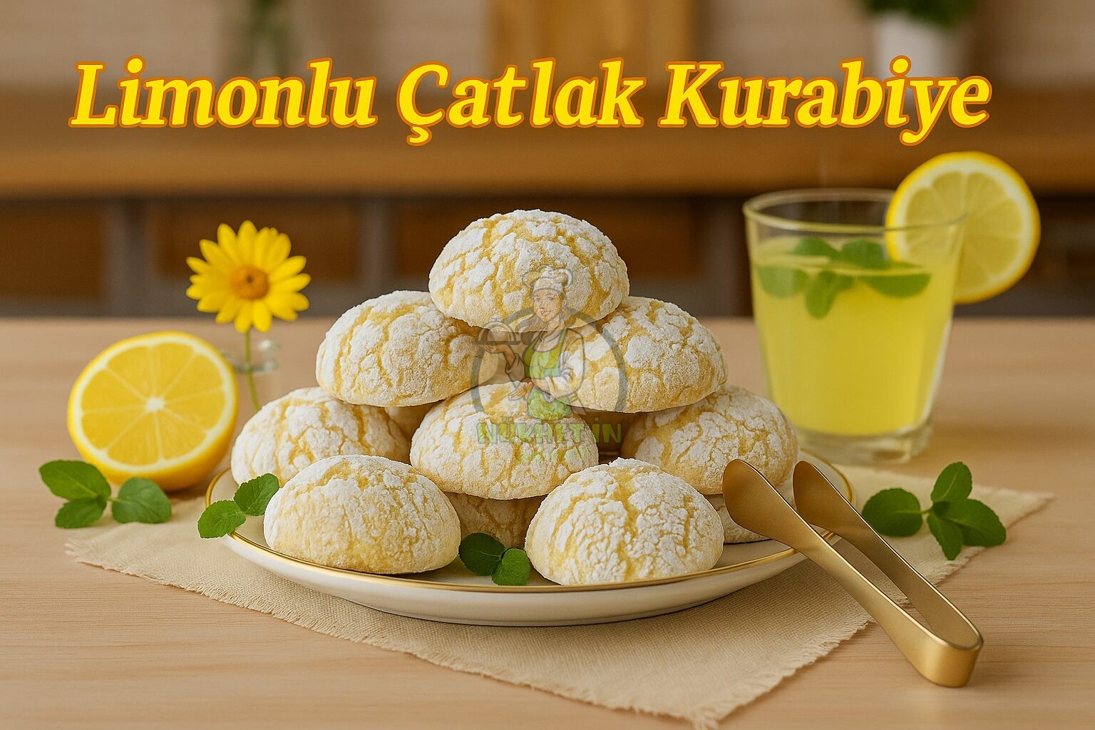 Limonlu Çatlak Kurabiye Tarifi - Nükhet’in Tarif Defteri - Kolay Yemek Tarifleri