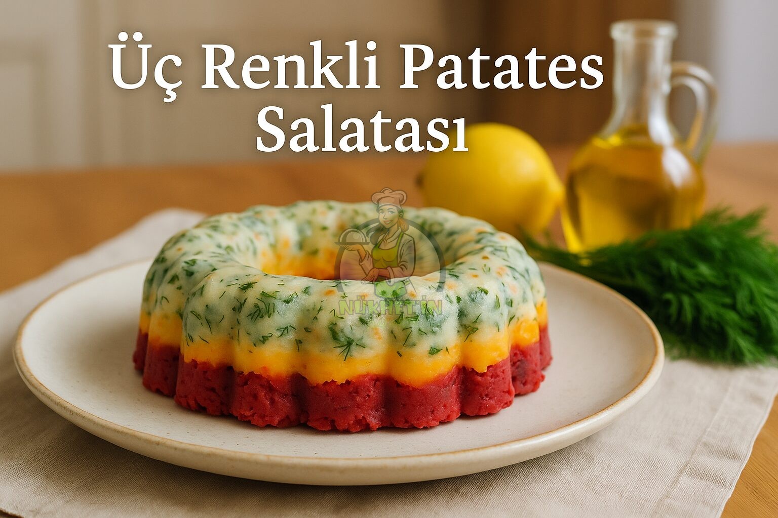 Üç Renkli Patates Salatası Tarifi - Nükhet’in Tarif Defteri - Kolay Yemek Tarifleri