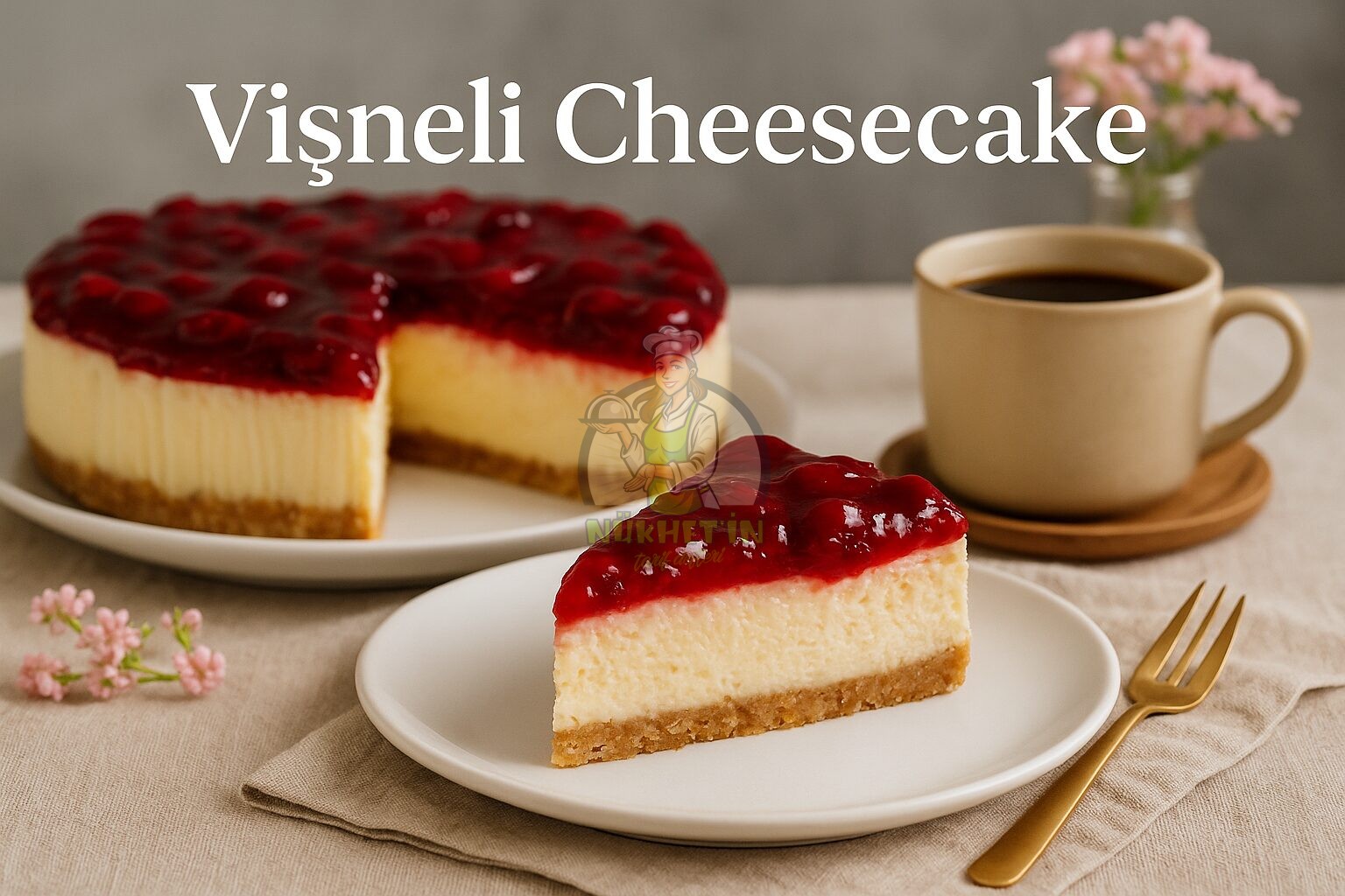 Vişneli Cheesecake Tarifi - Nükhet’in Tarif Defteri - Kolay Yemek Tarifleri
