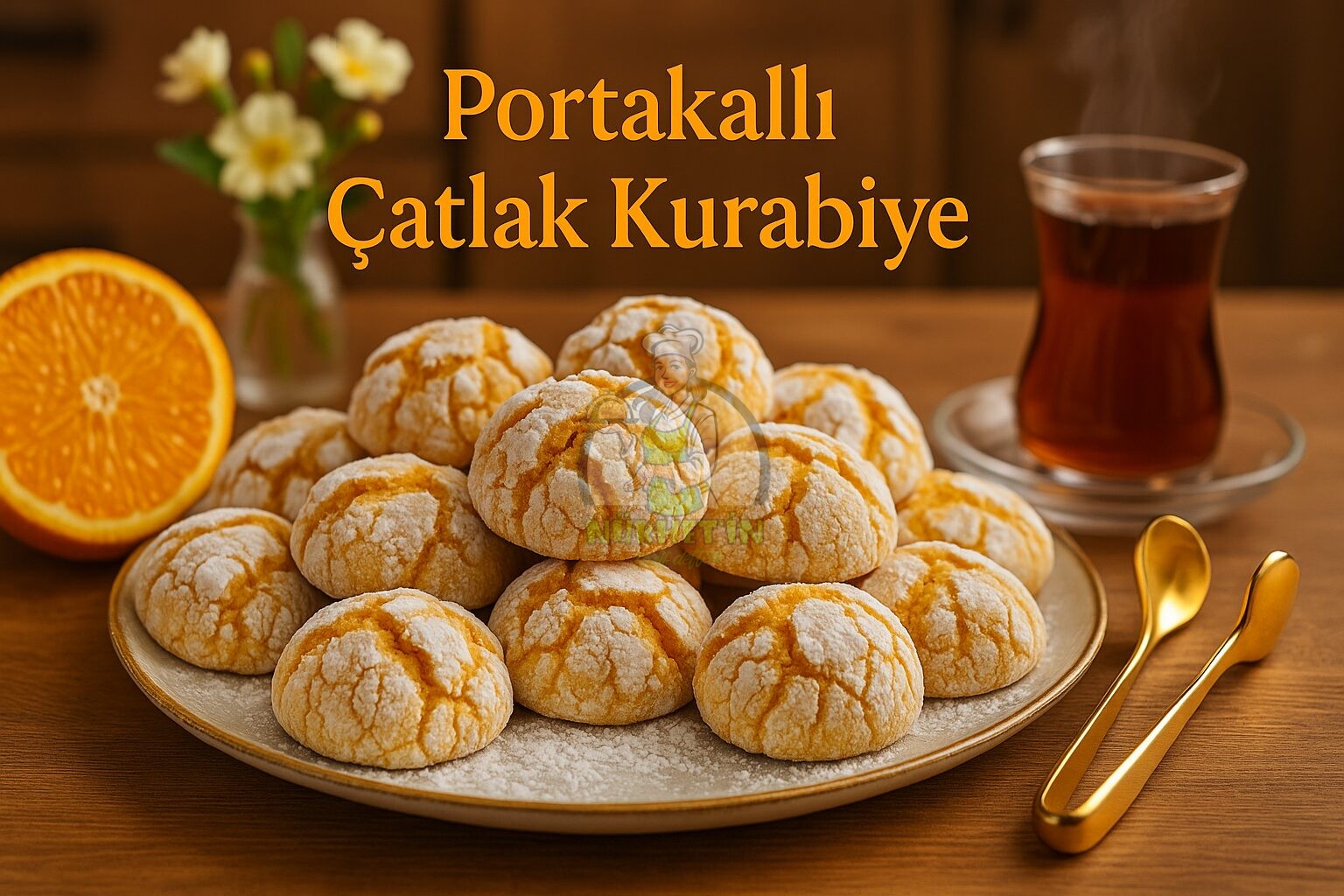 Portakallı Çatlak Kurabiye Tarifi - Nükhet’in Tarif Defteri - Kolay Yemek Tarifleri