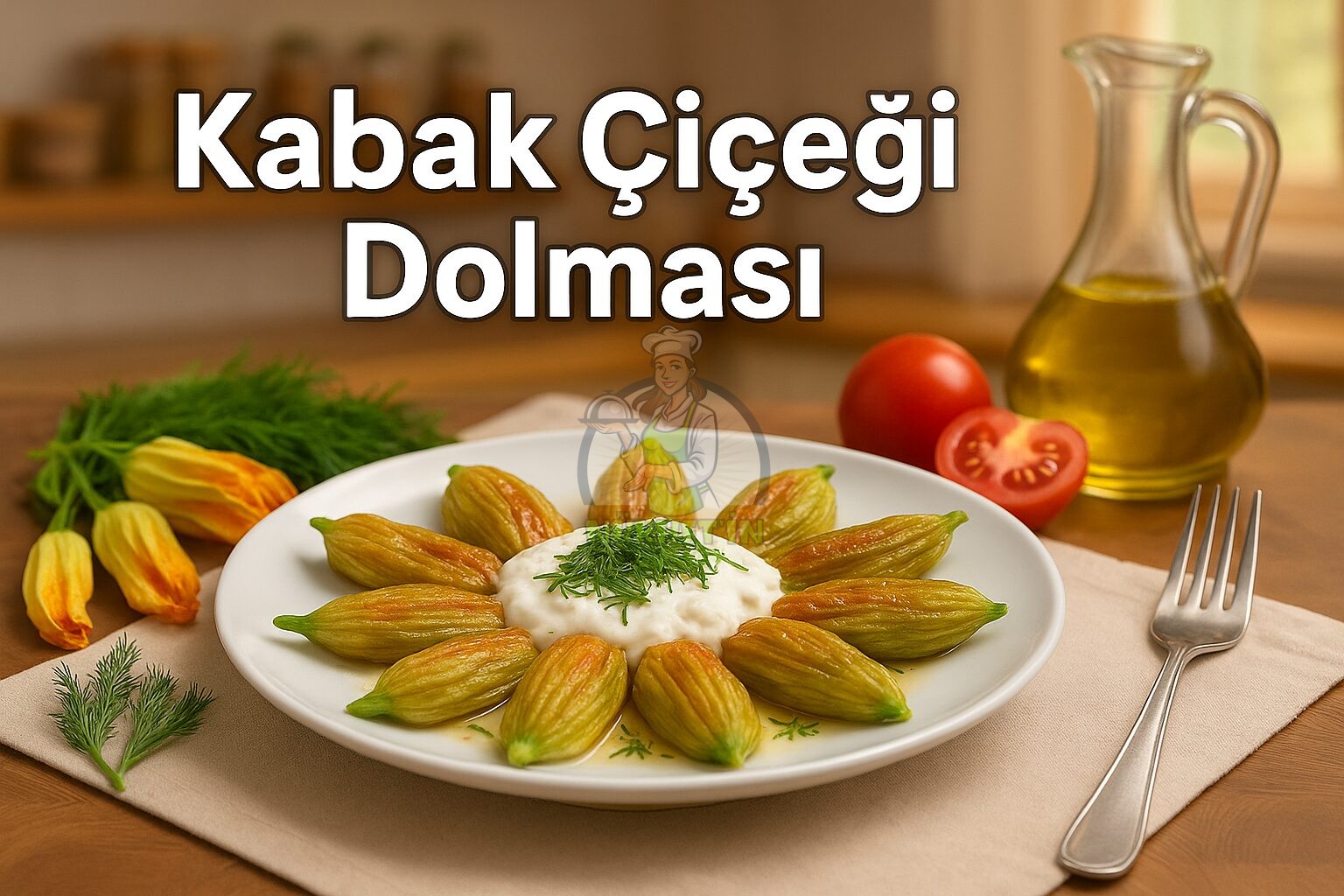 Kabak çiçeği dolması, Ege rüzgârını mutfağınıza taşıyan zarif bir lezzettir.